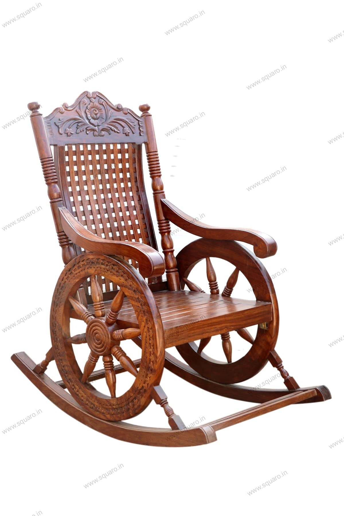 Handcrafted rocking online chair