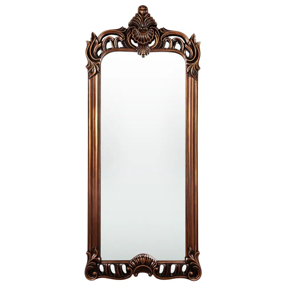 Luxury Full-Length Ornate Mirror – Handcrafted Vintage Wood Frame | Handcrafted with Solid Teakwood