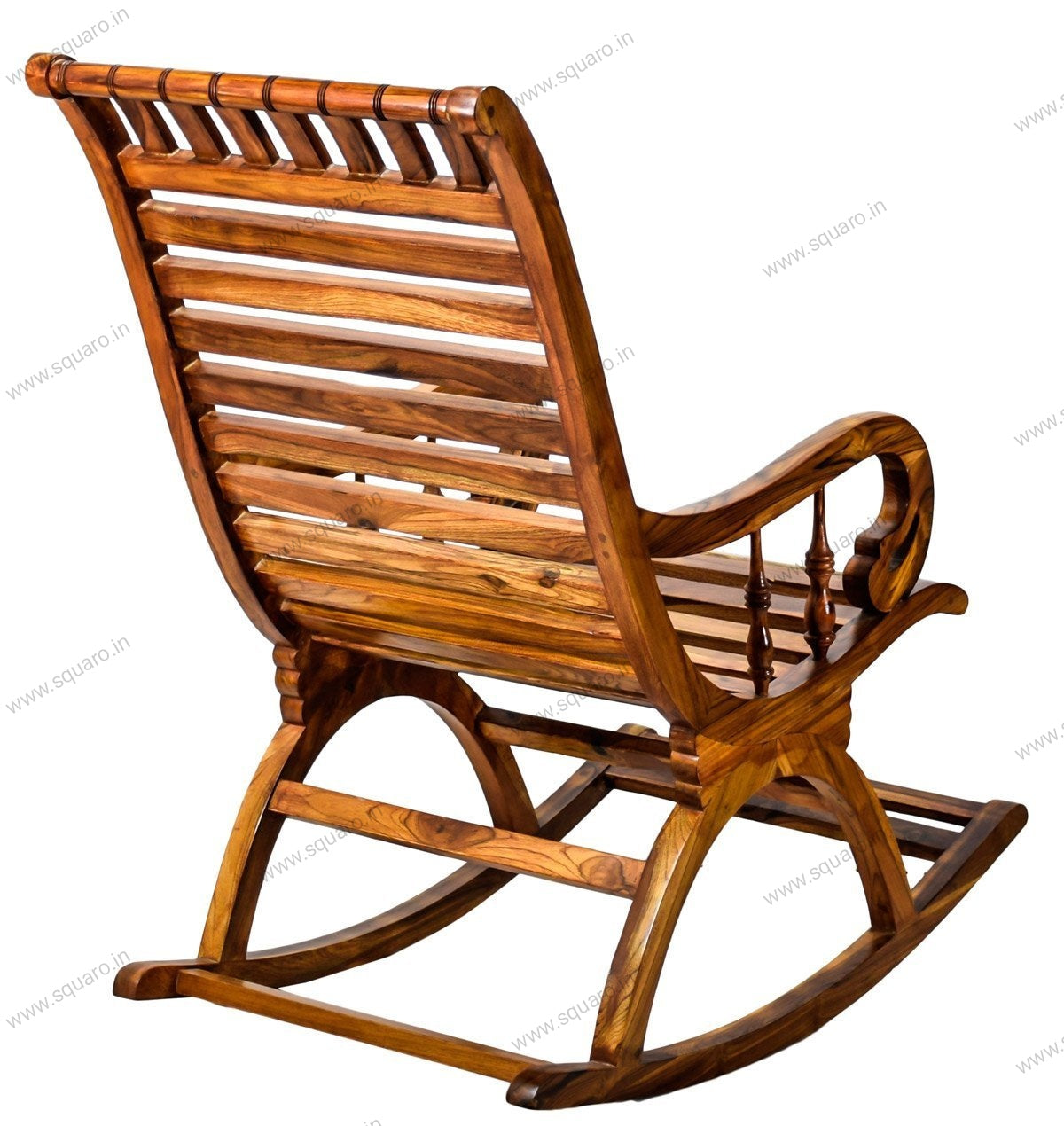 Wooden Rocking Chair, Wooden Rolling Chair, Wooden Easy relax Chair Sheesham Wood