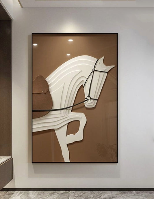 Elegant Horse Wall Art Print - Modern Minimalist Wall Decor