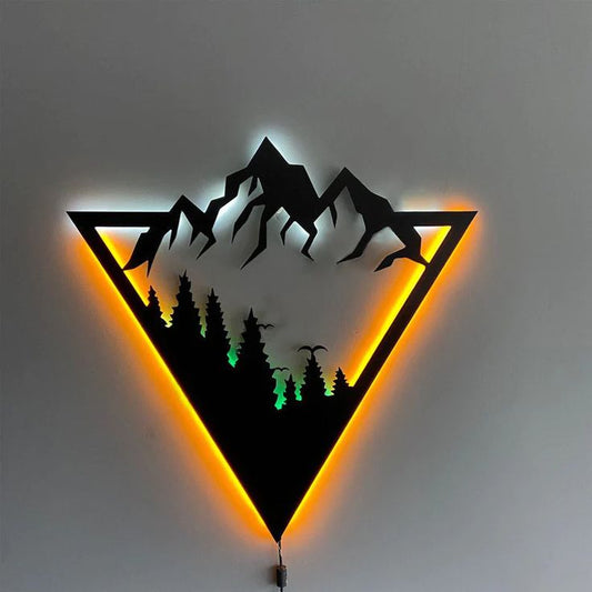 Triangle Mountain Wall Art Decor For Your Home & Office