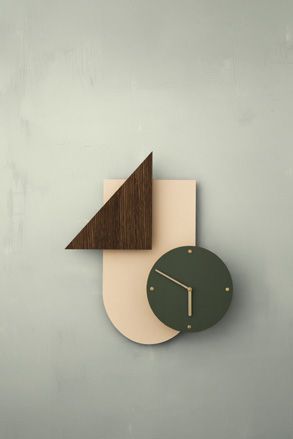 Geometrical Shapes Wall Clock