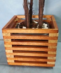 Wooden Planter Box/Plant Stand, Flower Pot Holder