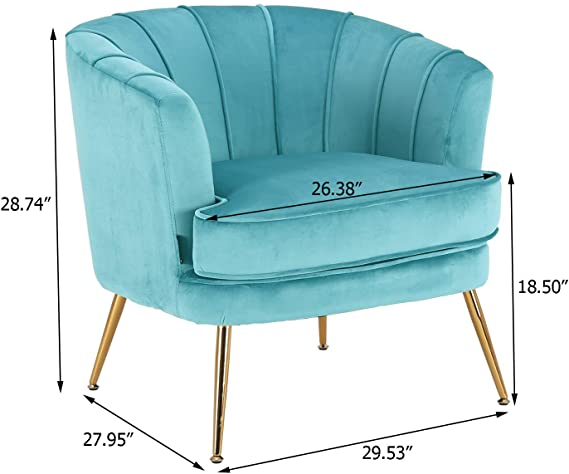 Light Blue Upholstered luxury sofa
