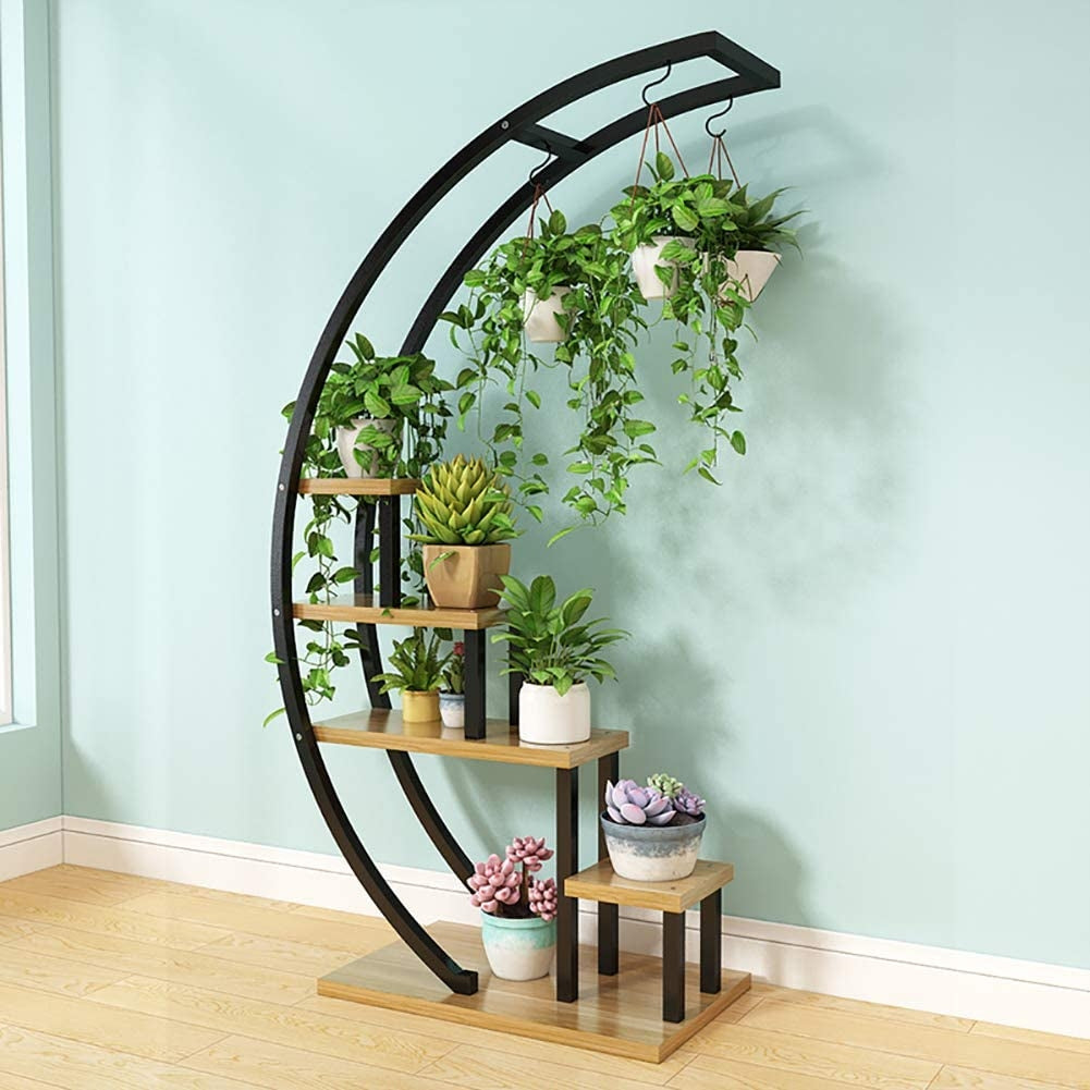 Vertical tall Plant hanging stand tall rectangular